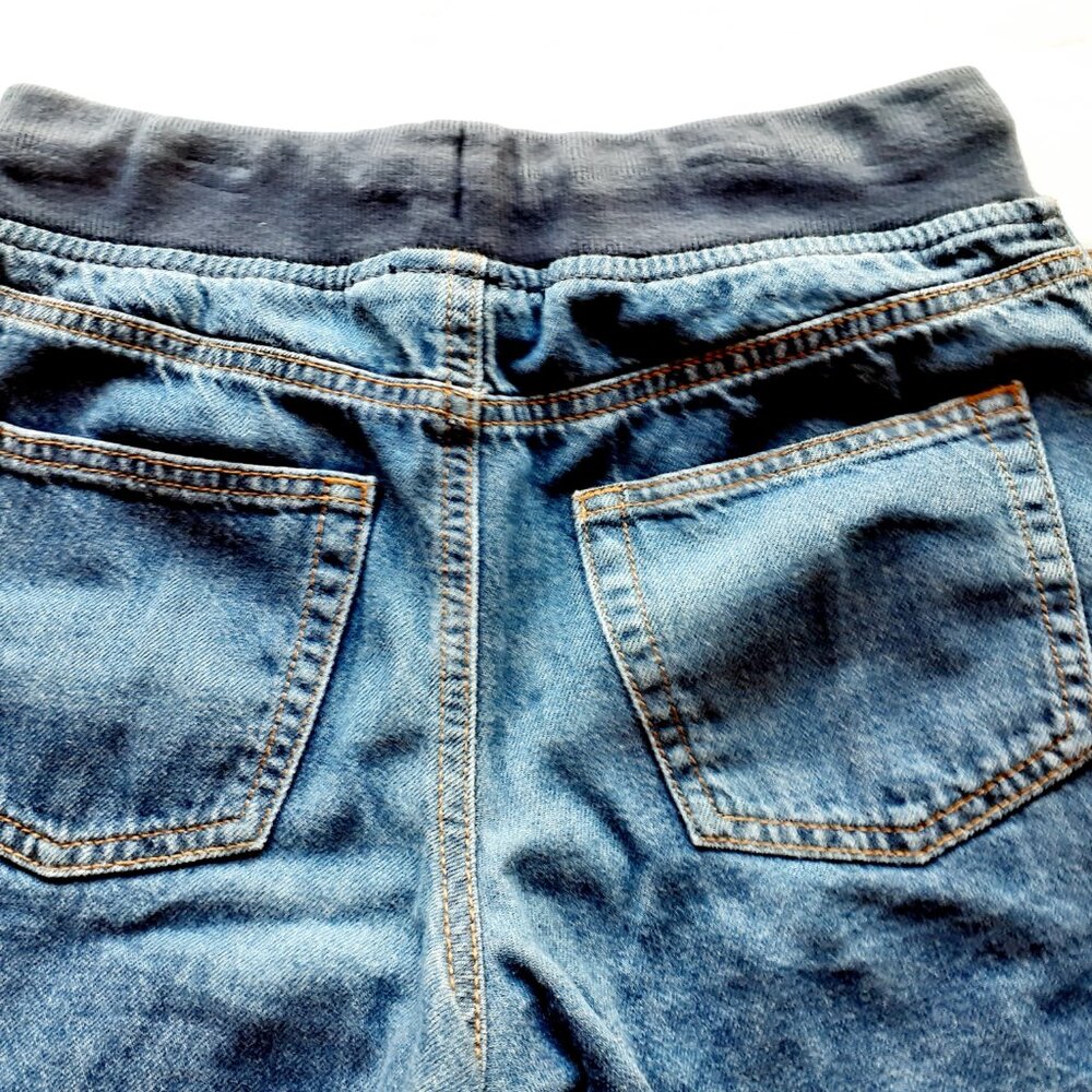 Gymboree Boys Shorts Jean Pull On Denim Elastic Waist 10 - Picture 7 of 8